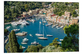 Aluminium print Portofino harbor