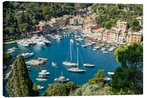 Tableau sur toile Port de Portofino