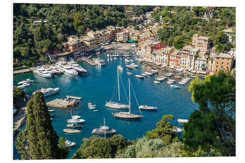 Hartschaumbild Hafen von Portofino