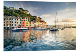 Akrylbilde Sunrise in Portofino