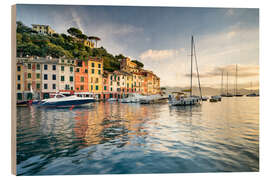 Puutaulu Sunrise in Portofino