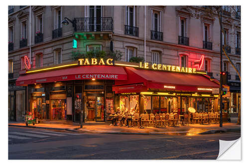 Naklejka na ścianę Sidewalk Cafe in Paris III