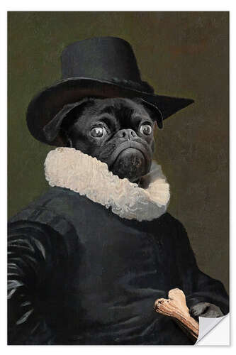 Adesivo murale Lord Frenchie