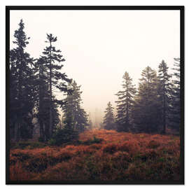 Gerahmter Kunstdruck Du bist hier