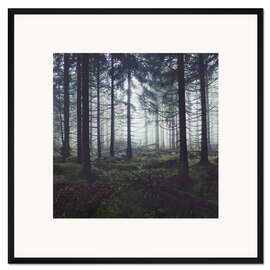 Gerahmter Kunstdruck Durch die Bäume