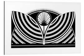 Magnettafel Stilisiertes Blumenmuster