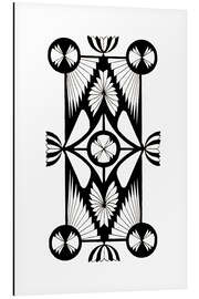 Magnettafel Ornament in Rautenform