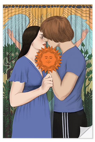 Muursticker Romeo and Juliet