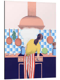 Alubild In der Küche