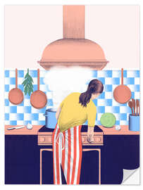 Wandsticker In der Küche