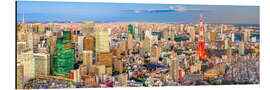 Aluminium print Tokyo skyline with Tokyo Tower - Japan