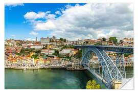 Wall sticker Dom Luis I Bridge from Vila Nove de Gaia, Portugal