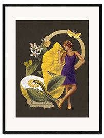 Stampa artistica con cornice Limone
