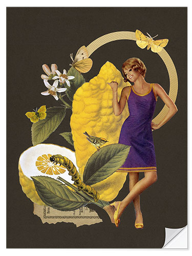 Naklejka na ścianę Lemon