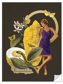 Naklejka na ścianę Lemon