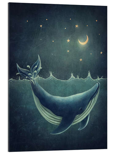 Gallery print Blue whale