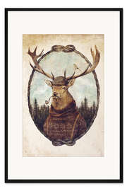 Gerahmter Kunstdruck Thinking Wild II