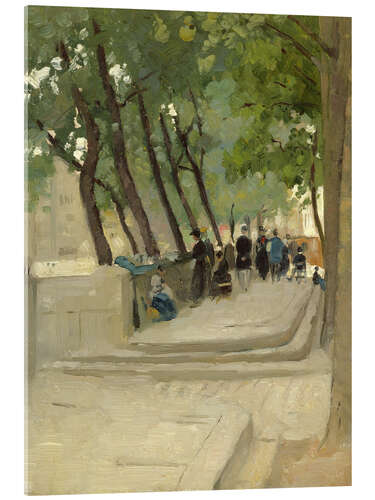 Acrylic print The Book Market Left Bank, Paris