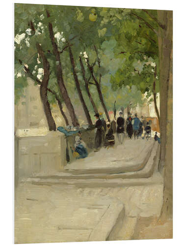 Quadro em PVC The Book Market Left Bank, Paris
