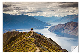 Sticker mural Au lac Wanaka, Nouvelle-Zélande