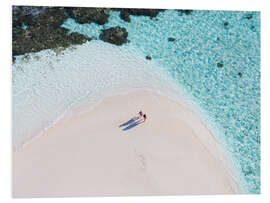 Foam board print Maldives vacation