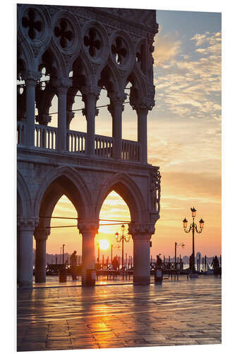 Foam board print First light in Venice