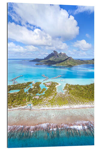 Galleritryck Polynesia from the air