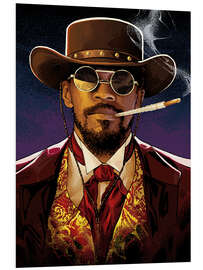 Foam board print Django Unchained