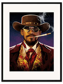 Gerahmter Kunstdruck Django Unchained
