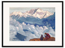 Gerahmter Kunstdruck Perle des Suchens