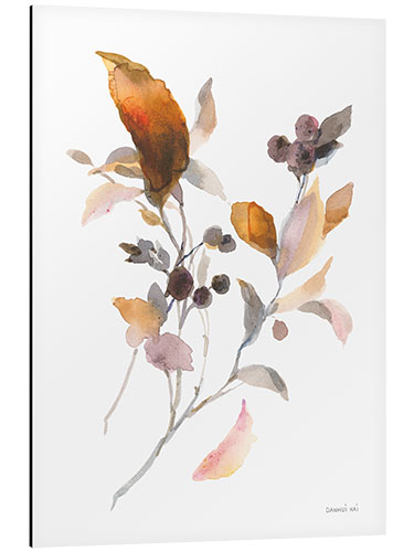 Tableau en aluminium Arbustes d'automne I