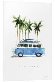 PVC print Surf trip with my camper