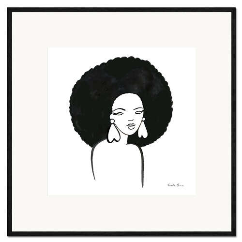Inramat konsttryck Soul Sister II