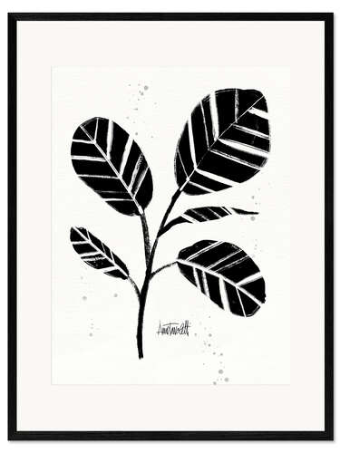 Innrammet kunsttrykk Botanical Sketches IV