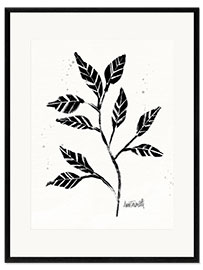Ingelijste kunstdruk Botanical Sketches V