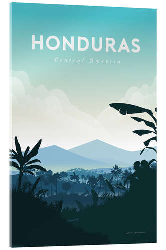 Acrylic print Honduras