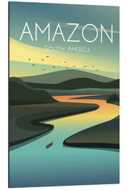 Magnettafel Amazonien