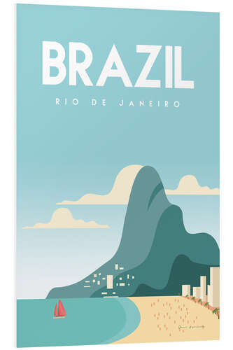 Foam board print Rio de Janeiro - Brazil