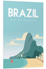 Foam board print Rio de Janeiro - Brazil