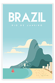 Plakat Rio de Janeiro - Brazil
