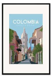 Gerahmter Kunstdruck Cartagena, Colombia