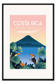 Gerahmter Kunstdruck Arenal Volcano, Costa Rica