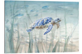 Galleritryck Sea turtle in watercolor