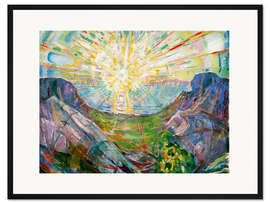Gerahmter Kunstdruck Die Sonne