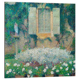 Magnettafel Fenster der Küche zum Garten in Marquayrol