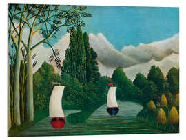 Magnettafel Ufer der Oise