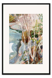 Gerahmter Kunstdruck Brechen von Eis