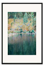 Gerahmter Kunstdruck Frühjahrsufer