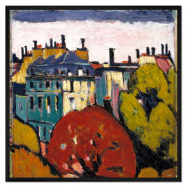 Gerahmter Kunstdruck Landschaft, Paris