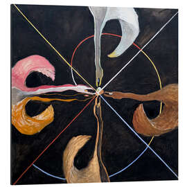 Aluminium print The Swan, No. 7 - Hilma af Klint